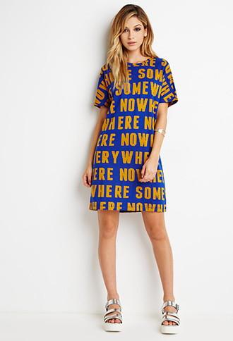 Forever21 Somewhere Shift Dress
