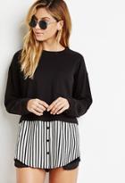 Forever21 Striped Combo Top