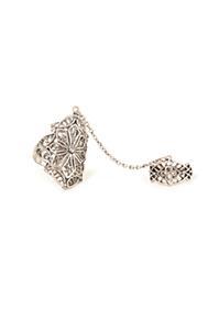 Forever21 Chained Filigree Midi Ring