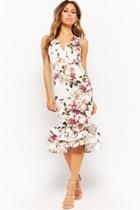 Forever21 Floral Tiered-ruffle Dress