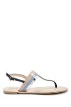 Forever21 Qupid Colorblock Thong Sandals