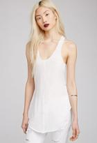 Forever21 Curved Hem Racerback Tank