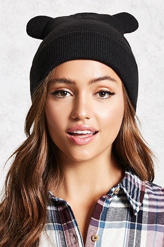 Forever21 Cat Ear Knit Beanie