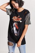 Forever21 Street Fighter Sequined Tee