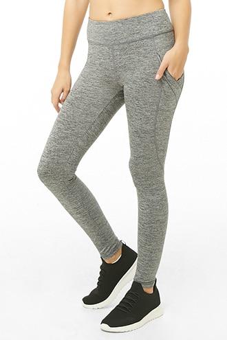 Forever21 Active Marled Pocket Leggings