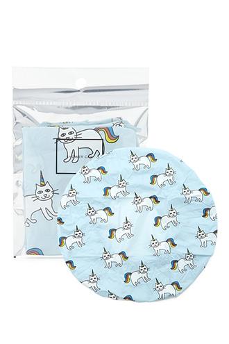Forever21 Unicorn Cat Print Shower Cap