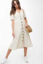 Forever21 Linen-blend Midi Dress