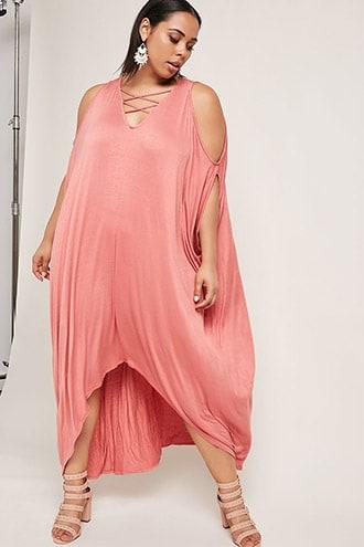 Forever21 Plus Size Batwing Maxi Dress