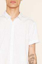 21 Men Men's  Geo Print Cotton Shirt