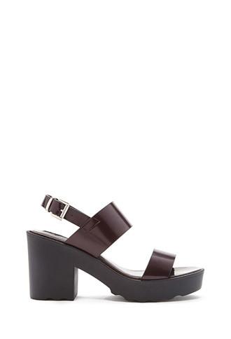 Forever21 Women's  Lug Sole Platform Sandals