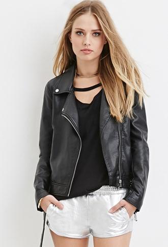 Forever21 Metallic Shorts