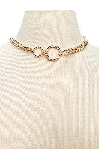 Forever21 Linked O-ring Necklace
