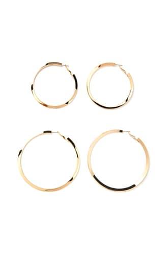 Forever21 Flat Hoop Set
