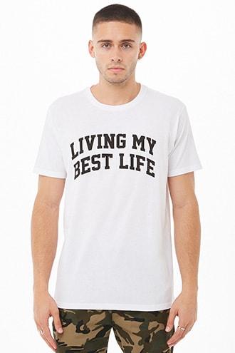 Forever21 Living My Best Life Graphic Tee