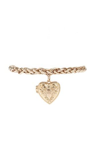 Forever21 Heart Locket Bracelet