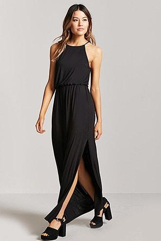 Forever21 High Neck Maxi Dress