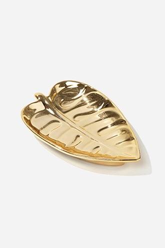 Forever21 High-polish Leaf Jewelry Dish