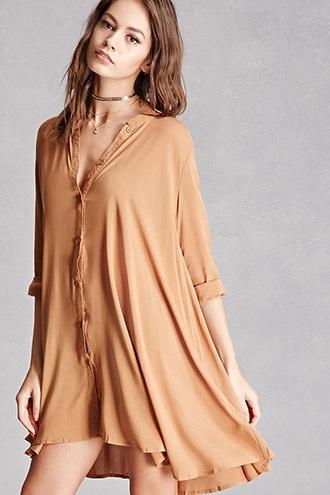 Forever21 Button Swing Dress