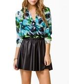 Floral Chiffon Blouse