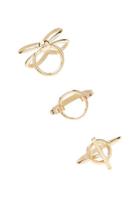 Forever21 O-ring & Bar Ring Set