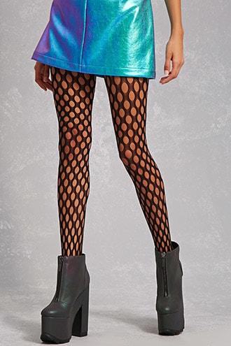 Forever21 Thigh-high Fishnet Tights