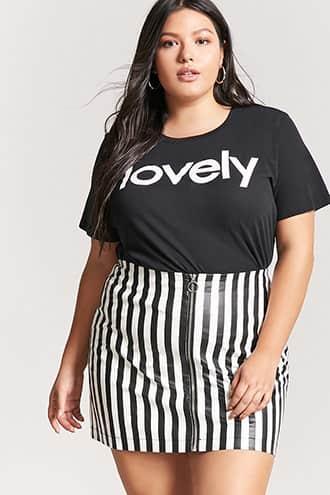 Forever21 Plus Size Lovely Graphic Tee