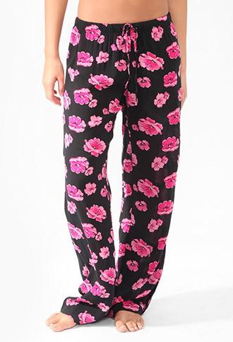 Forever21 Petunia Print Pj Pants