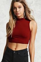 Forever21 Cutout Back Crop Top