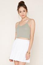 Forever21 Women's  Crochet-trimmed Mini Skirt