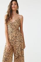 Forever21 Cheetah Print Jumpsuit