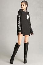 Forever21 Faux Leather Knee-high Boots
