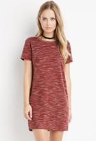 Forever21 Women's  Space Dye T-shirt Dress (rust)