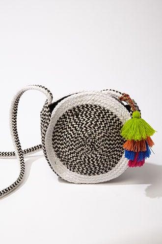 Forever21 Braided Zigzag Print Crossbody