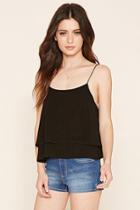 Forever21 Lace-up Cropped Cami