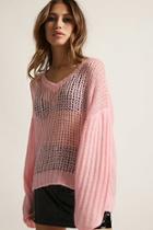 Forever21 Pixie & Diamond Open-knit Sweater