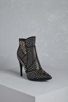 Forever21 Studded Geo Ankle Boots