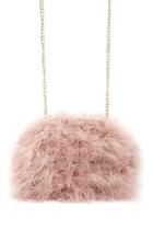 Forever21 Soft Feather Chain-strap Crossbody