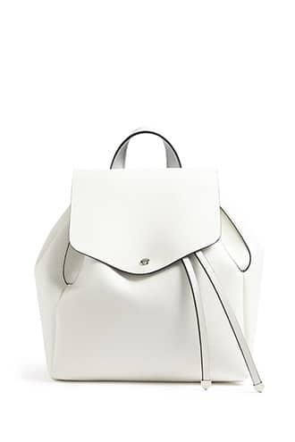 Forever21 Faux Leather Flap Top Backpack