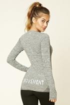 Forever21 Women's  Active Movement Graphic Top