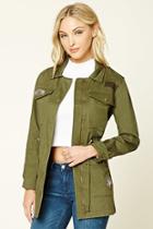 Forever21 Army Patch Utility Jacket