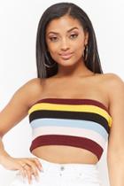 Forever21 Striped Tube Top