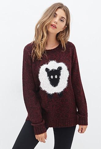 Forever21 Shaggy Sheep Sweater