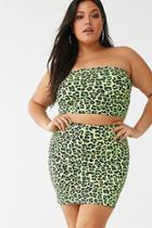 Forever21 Plus Size Leopard Print Mini Skirt