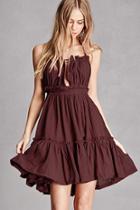 Forever21 Scoop Back Raw-cut Halter Dress