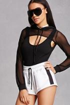 Forever21 Hoodie And Bodysuit Set