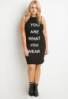 Forever21 Plus Wear Graphic Dress