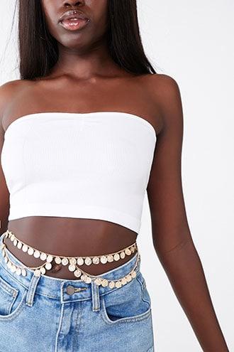 Forever21 Disc Charm Belly Chain