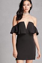 Forever21 Off-the-shoulder Mini Dress