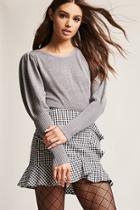 Forever21 Puff-sleeve Sweater