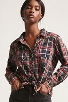 Forever21 Vintage Havana Plaid Shirt